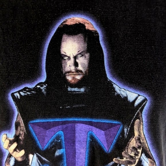 Vintage Genuine Official 1997 Undertaker Tee with WWF Tag - Size S Small Unisex - Picture 5 of 10